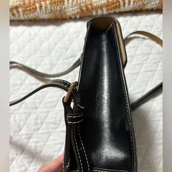 Dooney and Bourke Saffiano Black Leather Backpack - Picture 6 of 16